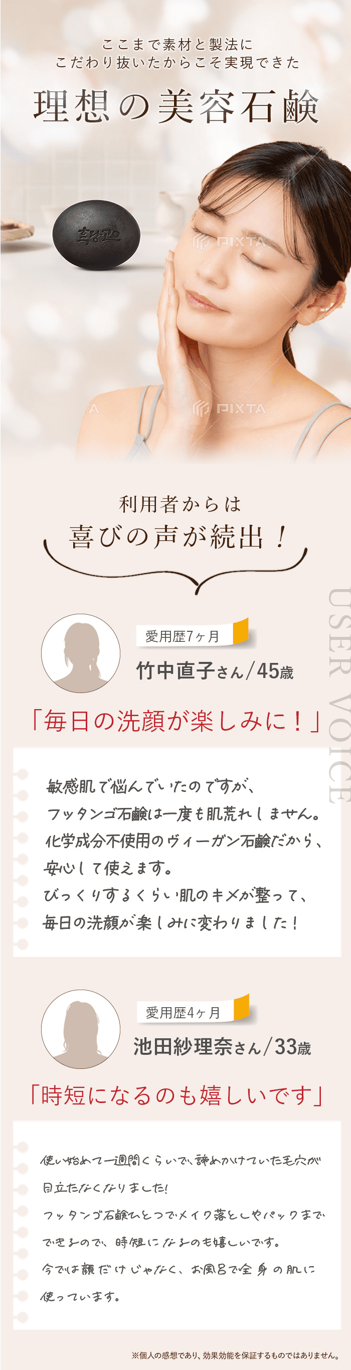 理想の美容石鹸